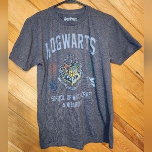 Harry Potter Hogwarts school of witchcraft and wizardry small gray tshirt